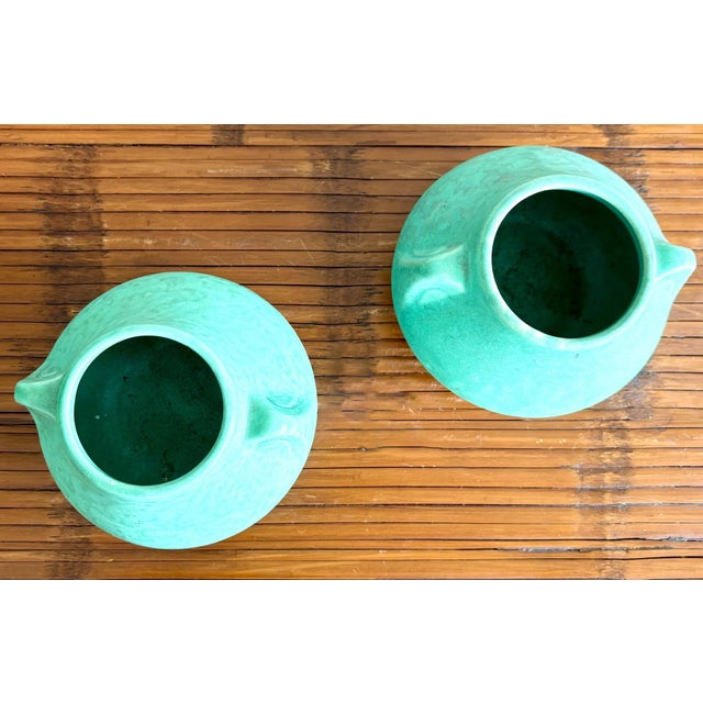 Early 20th Century Vintage Boho Vibrant Vase - Set of 2 For Sale - Image 5 of 7