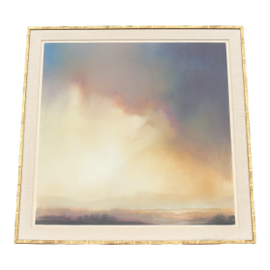 1978 Larry Gray Original Atmospheric Landscape Pastel Painting One-of-a-Kind