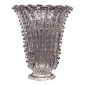 Art Decò Large Size Murano Bullicante Vase by Barovier & Toso, 1930s