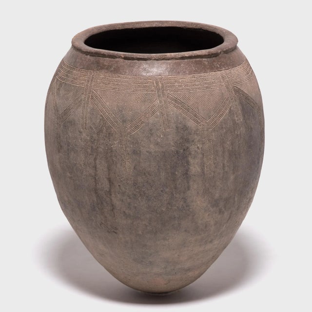 Tribal Toussian Ceramic Storage Vessel, C. 1900 For Sale - Image 3 of 6