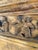 Large Antique Asian Carved Elm Four Panel Folding Screen Room Divider For Sale - Image 12 of 18