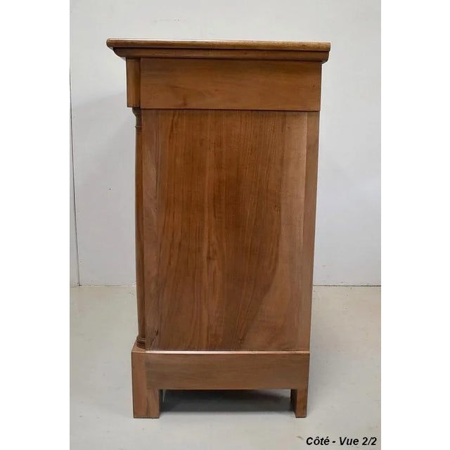 Small Solid Walnut Chest of Drawers, 1800s For Sale - Image 16 of 18