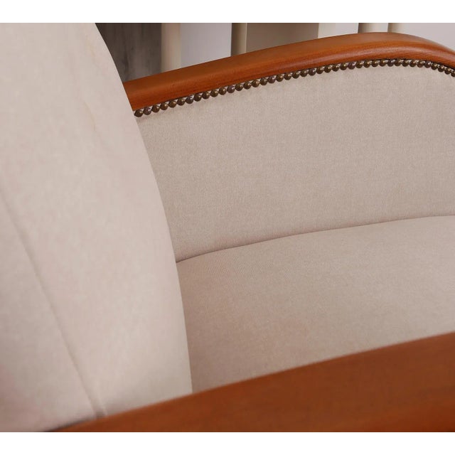 Vintage Art Deco Hungarian Armchair, 1930s For Sale - Image 9 of 12