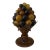 Vintage Mid-Century Modern l'Artigiani International Glass Grape Cluster Table Lamp – Multicoloured Botanical Design For Sale