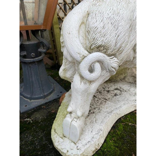 Large Cast Stone Wild Boar Garden Sculpture For Sale - Image 15 of 18