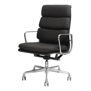 Eames Soft Pad Executive Chairs in Maharam Wool Flannel by Charles & Ray Eames for Herman Miller