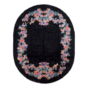 Antique Chinese Art Deco Rug 9'2" x 11'8"