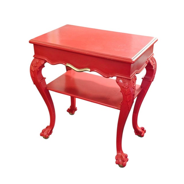 Baroque Neo Baroque Wooden Parlor Table, 1890s For Sale - Image 3 of 17