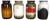 Vintage Pottery Fat Lava 231-15 Vases from Scheurich, Germany, 1970s, Set of 4 For Sale