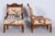 Czech Living Room Set in Beech and Walnut, 1890s, Set of 7 For Sale - Image 3 of 18