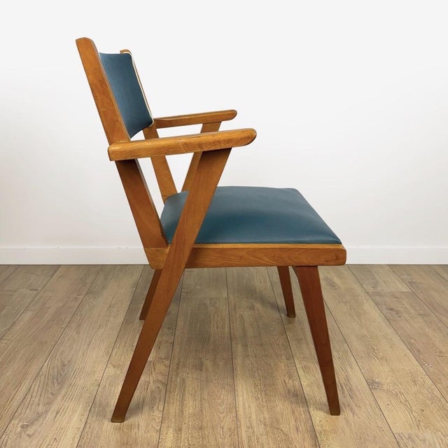 1950s Scandinavian Bridge Chairs, 1950s, Set of 2 For Sale - Image 5 of 18