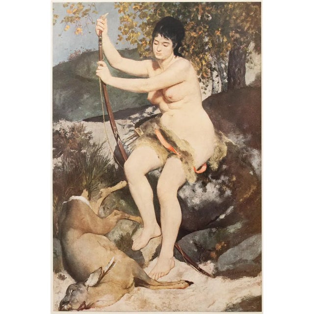 1950s After Auguste Renoir "Diana, the Huntress" First Edition Full-Color Print For Sale