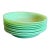 Mid 20th Centur yAnchor Hocking Fire King Jadeite Jane Ray Coupe Soup Bowls - Set of 8 Double Stamped For Sale
