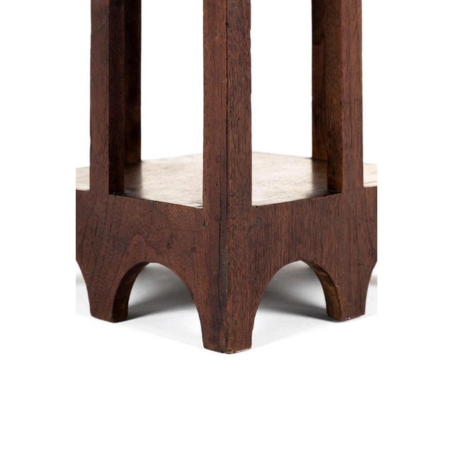 Wood Aesthetic Movement Red Walnut Side Table For Sale - Image 7 of 13