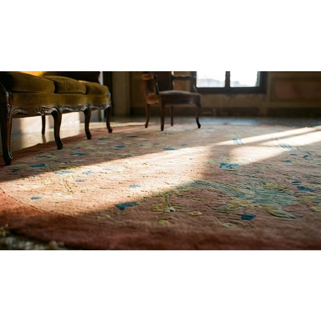 1920s Oval Chinese Art Deco Carpet For Sale - Image 13 of 15