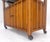 Flip Top Mid Century Modern Serving Cart Two Doors Compartment on Wheels MINT