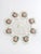 Farmhouse Vintage Hand Crocheted Floral Doily For Sale - Image 3 of 10