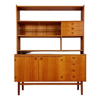 Vintage Danish Freestanding Bookcase in Teak by Bengt Ruda, 1960s For Sale