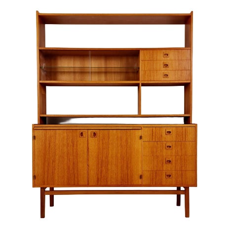 Vintage Danish Freestanding Bookcase in Teak by Bengt Ruda, 1960s For Sale