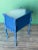 Late 20th Century French Provincial Style Blue Nightstand For Sale - Image 4 of 7