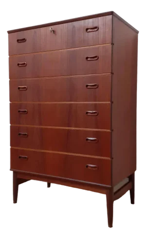 Vintage Danish Chest of Drawers, 1970s
