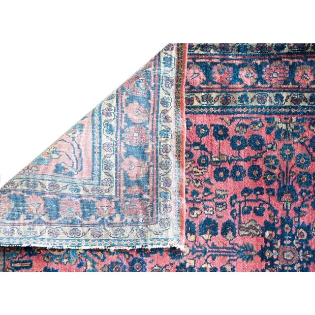 Early 20th Century Persian Sarouk Rug For Sale - Image 4 of 12