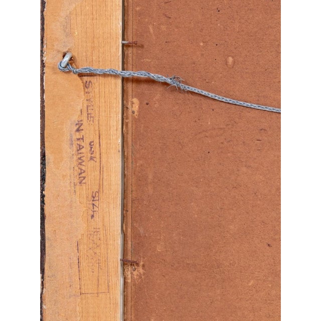 Wood Austrian School Vienna Street Scene Oil on Board For Sale - Image 7 of 7