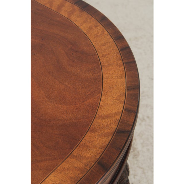 Henredon Regency Mahogany Inlaid Coffee Table For Sale - Image 13 of 15