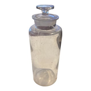 Apothecary Jar With Lid Circa 1901-1924 For Sale