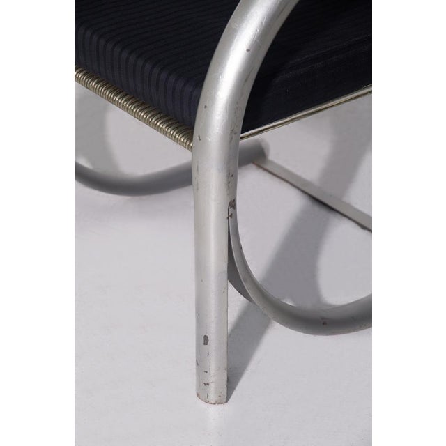 Metal Modernist Italian Prototype FerroTipi Armchair from G.Malacrida and P. Resmini, 1968 For Sale - Image 7 of 14