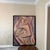 Vintage Abstract Nude Painting on Canvas ~ Framed For Sale - Image 9 of 12