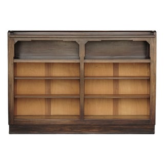Art Deco Amsterdam School Bookcase, 1930s For Sale