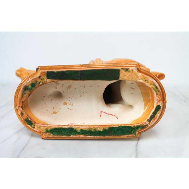 Mid-Century Ceramic Tang-Style Trojan Horse Figurine For Sale - Image 10 of 10