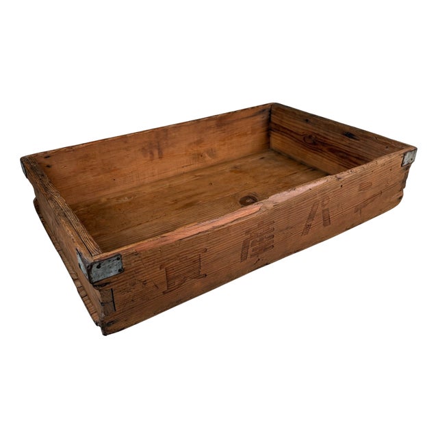 Japanese Wooden Merchant Crate, 1940s For Sale