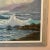 Original Large Seascape Nautical Oil Painting on Masonite Board Signed Sapi For Sale In Cleveland - Image 6 of 11