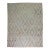 Modern Zabihi Collection Turkish Tulu White Blue Gray Carpet - 8'3" x 8'3" For Sale
