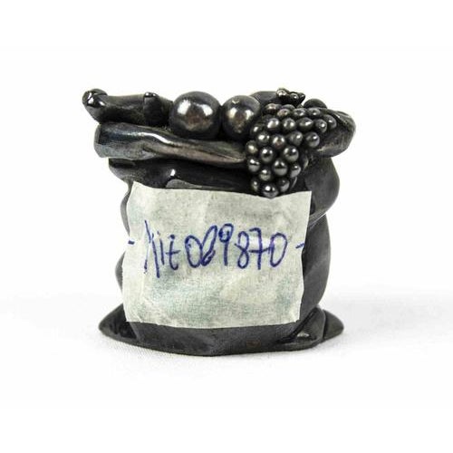 Metal Decorative Cornucopia Ornament, Italy, Mid-20th Century For Sale - Image 4 of 5