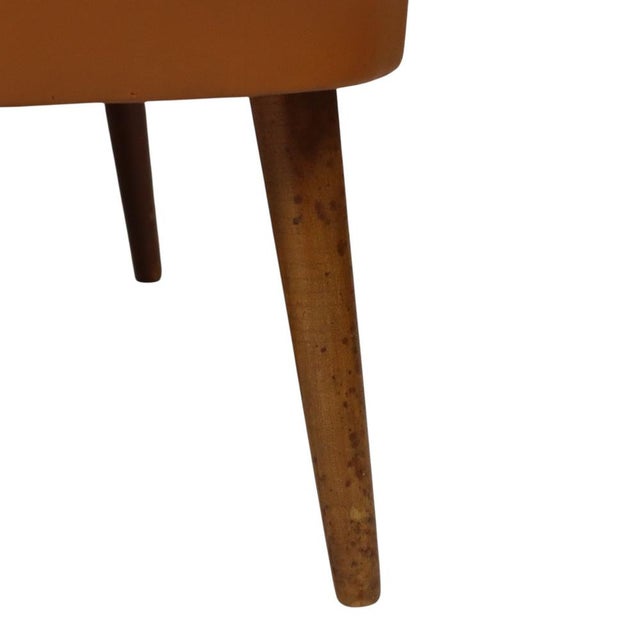 Vintage Expo 58 Cocktail Chairs in Cognac Faux Leather, 1960s, Set of 2 For Sale - Image 6 of 18
