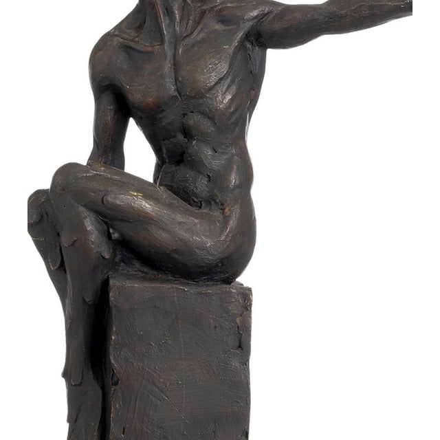 Sculpture - A. Martins (signed). Patinated terracotta sculpture. Signed and dated 1997. Edition 33/500. Height: 51 cm
