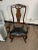 These Fruitwood leather chairs have a great color and look. The legs show a little wear but are still sturdy. The leather...