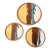 Signed Studio Pottery Abstract Glazed Ceramic Plates – Set of 3 at 11” 7.5” 7.25” For Sale