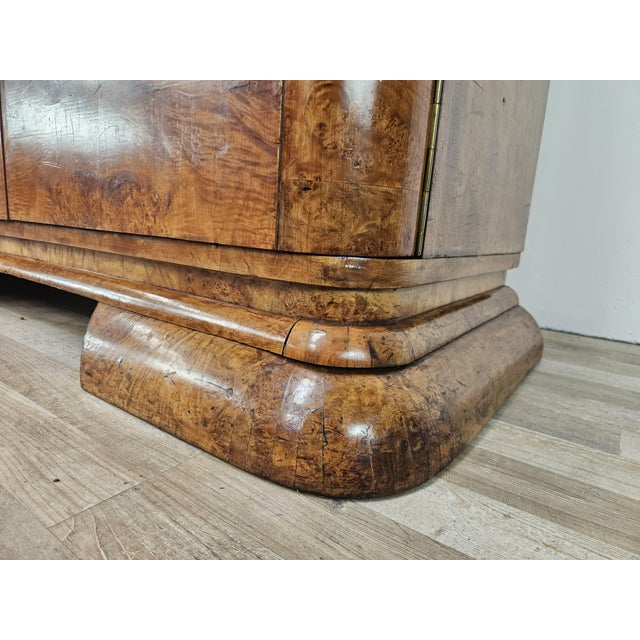 Austrian Art Deco Walnut Burl Sideboard, 1930 For Sale - Image 17 of 18