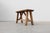French Rustic Oak Trestle Bench, 1890s For Sale - Image 5 of 13