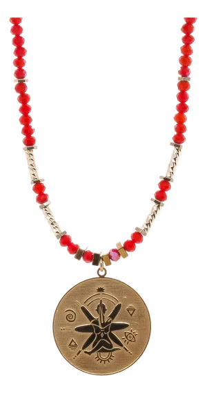 Spiritual Energy Beaded Yoga Choker Necklace