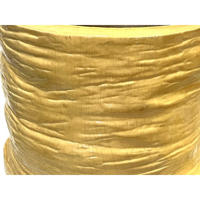 1970's Saks Fifth Avenue Elephant Foot Container Made in France For Sale - Image 12 of 12