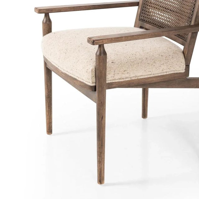 Four Hands Xavier Dining Armchair, Hasselt Taupe For Sale - Image 12 of 13
