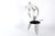 Postmodern Cubist Girl Aluminum Chair by Christopher Royal for Rockledge Design Studio For Sale - Image 3 of 11