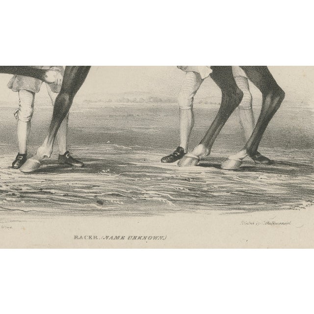 After Chalon, Racehorse Training Scene, Lithograph, 1840 For Sale - Image 7 of 9