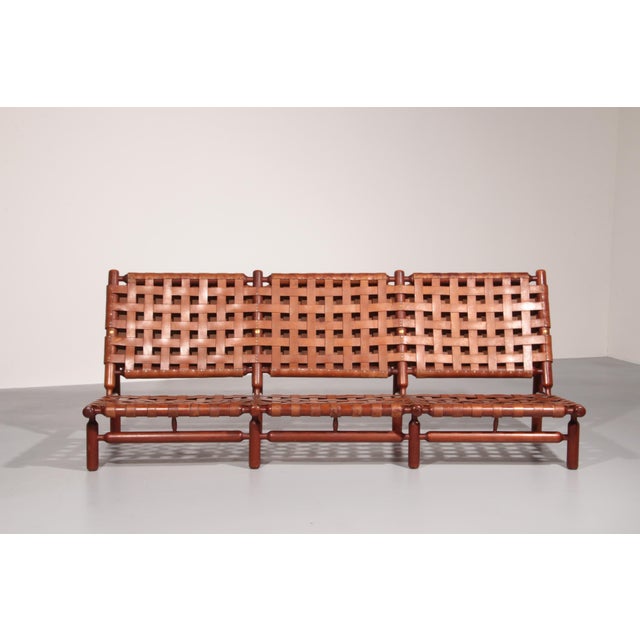 Three-Seater Sofa by Ilmari Tapiovaara for Paolo Arnaboldi, Italy, 1957 For Sale - Image 12 of 14