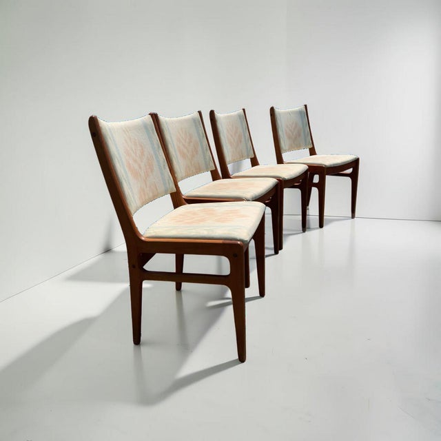 D-Scan Teak Dining Chairs - Set of 6 For Sale - Image 4 of 13